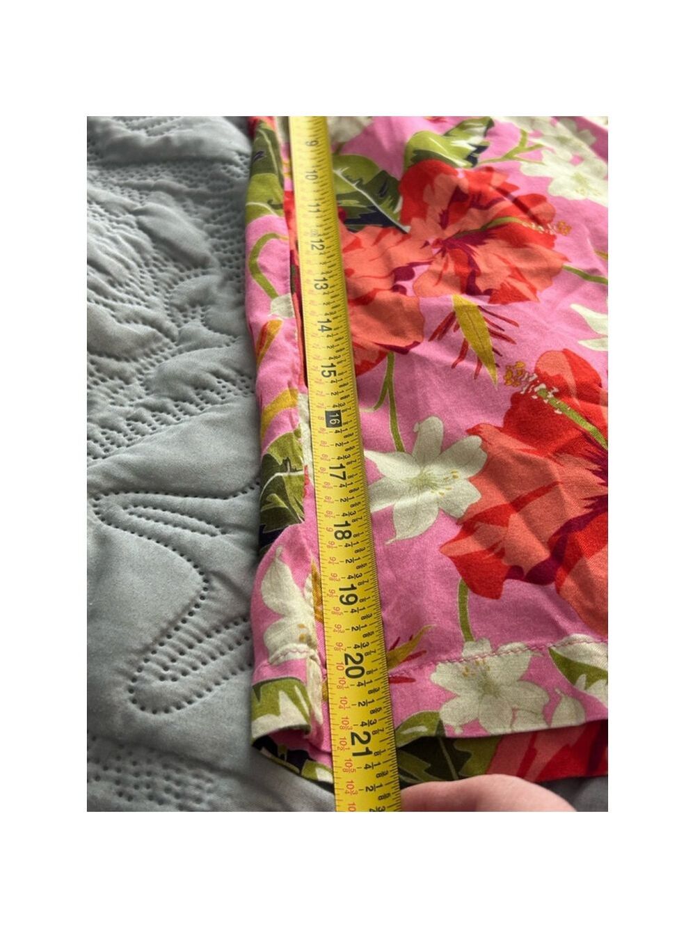 Yumi Kim Mai Tai Pink Floral Wide Leg Jumpsuit Rayon Size 12 - Picture 11 of 11